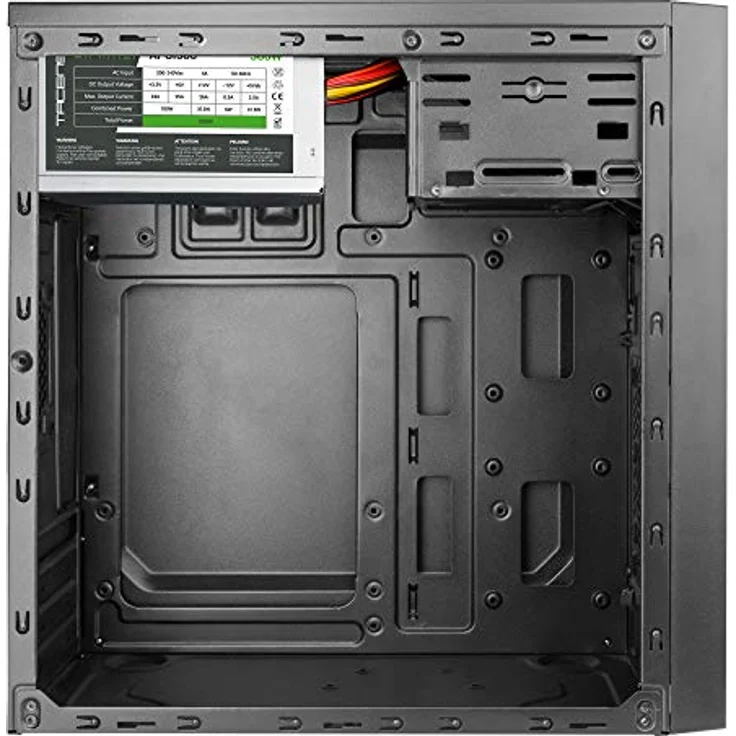 Tacens Anima AC4 500, Micro ATX PC-Gehäuse mit 500W Netzteil, Schwarz, mit USB 3.0 und Platz für VGA bis 310mm – Bild 5