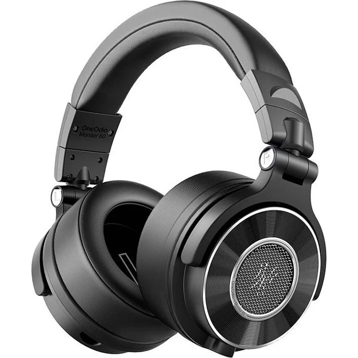 OneOdio Monitor 60 Studio-Kopfhörer mit Hi-Res-Sound und faltbarem Design, Schwarz