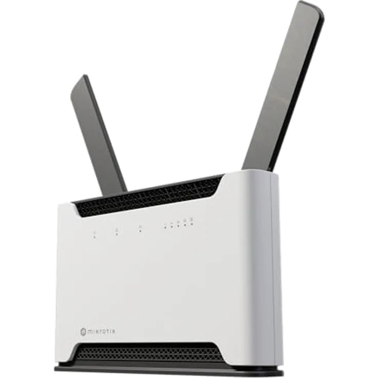 MikroTik WRL Router Chateau PRO AX/H53UIG-5HAXQ2HAXQ, Dual-Band bis 3548 Mbit/s, Quad-Core 2,2 GHz, 5x Gigabit-Ethernet, Grau