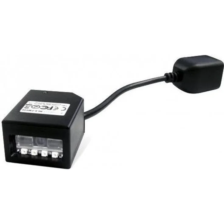 Newland 1D CCD Fixed Mounted Reader, Barcode-Scanner mit IP54-Schutz, kabelgebunden über RS-232 und USB, Schwarz