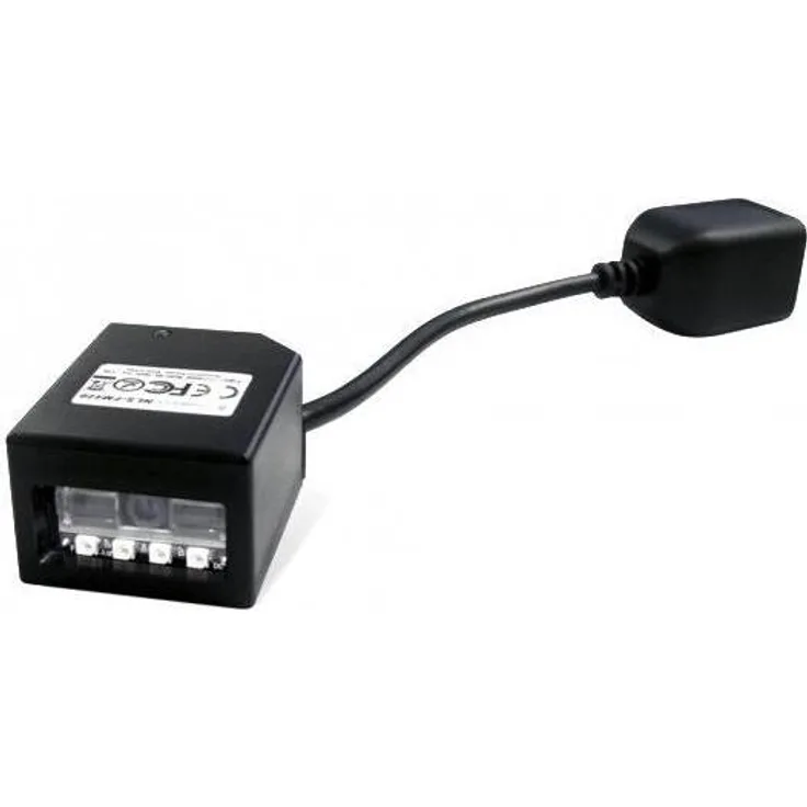 Newland 1D CCD Fixed Mounted Reader, Barcode-Scanner mit IP54-Schutz, kabelgebunden über RS-232 und USB, Schwarz