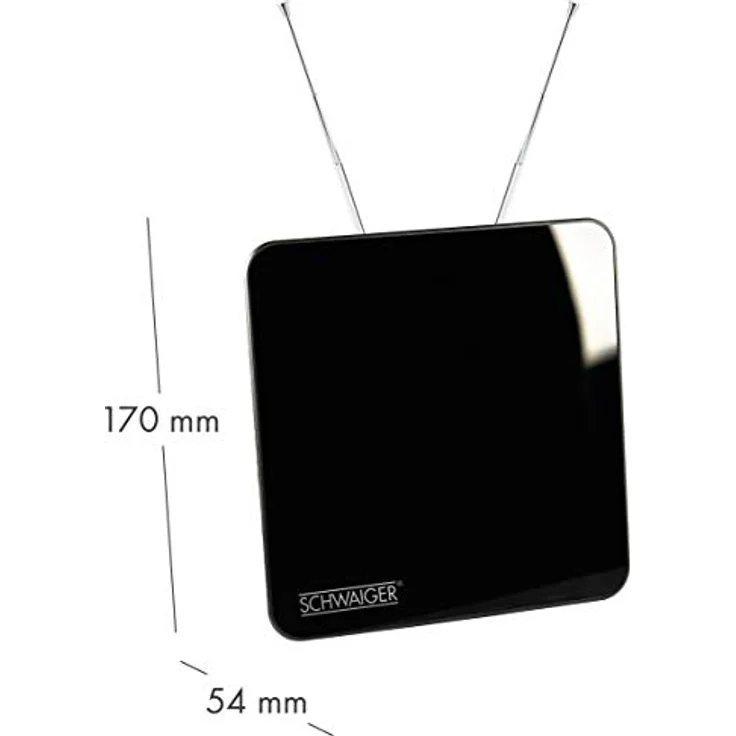 Schwaiger 720372 Innenantenne mit integrierten Standfüßen und LTE-Sperrfilter für DVB-T2 HD Empfang – Bild 5