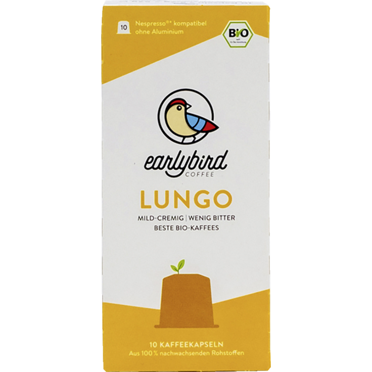earlybird coffee Bio Lungo Kaffeekapseln