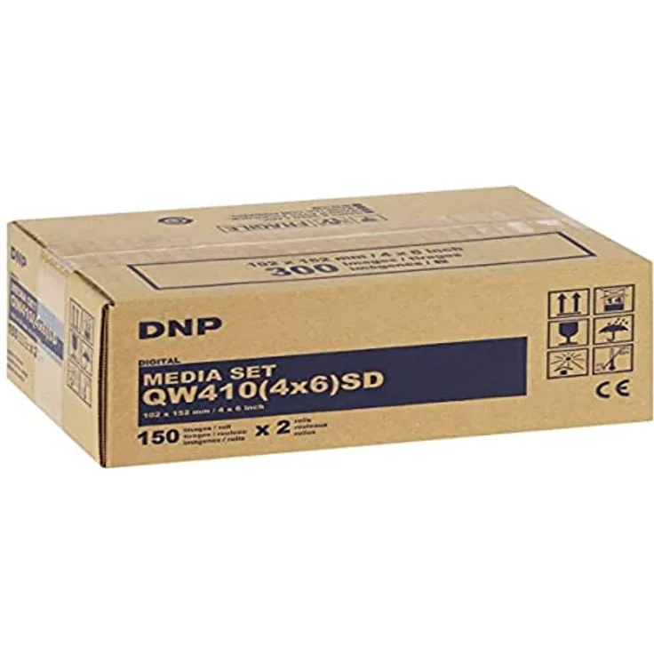 DNP QW 410 Media Kit 10x15cm SD 2x 150 Sheets Marke DNP