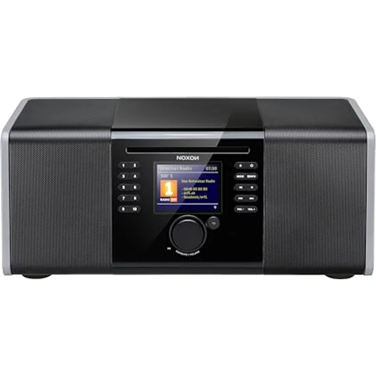 Noxon iRadio 600 CD Anthrazit - Schwarz Hochglanz - 2.1 Premium Soundsystem, Inetradio, DAB+, UKW – Bild 2