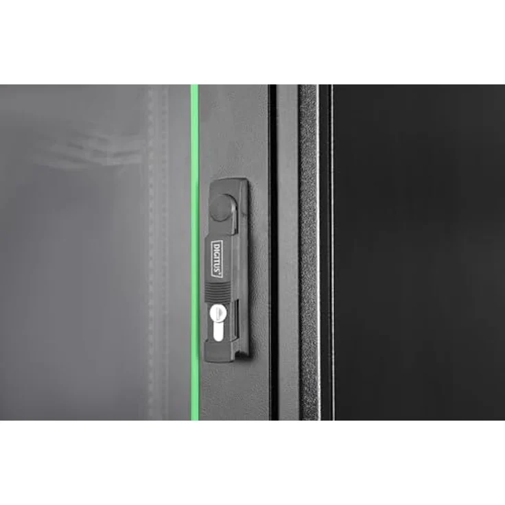 Digitus Netzwerkschrank Unique Light 42HE, freistehend, 800 kg Traglast, 2053x800x800 mm, schwarz – Bild 10