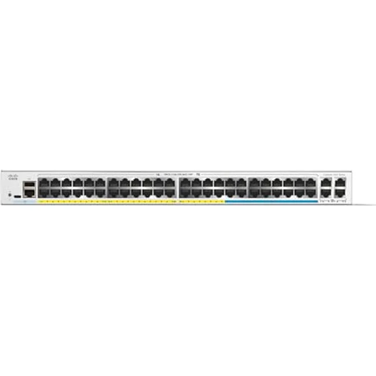 Cisco Catalyst 1300-48MGP-4X Managed Switch, 32-Port-GE, 16 Ports 2,5GE, PoE, 4 x 10GE-SFP+, eingeschränkter Lebenszeitschutz (C1300-48MGP-4X) – Bild 2