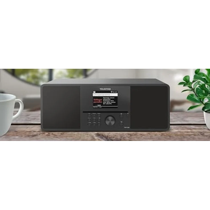 TELESTAR TOP 300, DAB+/Internetradio mit CD-Player, Stereo, 30 W, Bluetooth 5.3, USB-Recording, Notfallwarnsystem, Schwarz – Bild 5
