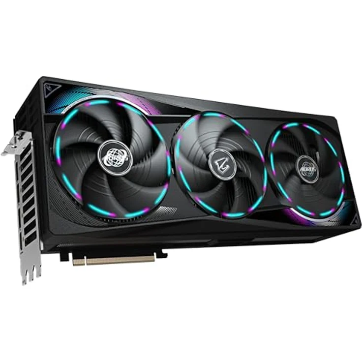 Gigabyte AORUS GeForce RTX 5090 Master 32G Grafikkarte - 32 GB GDDR7, PCI-E 5.0, 2655MHz Kernfrequenz, RGB Halo, GV-N5090AORUS M-32GD – Bild 3