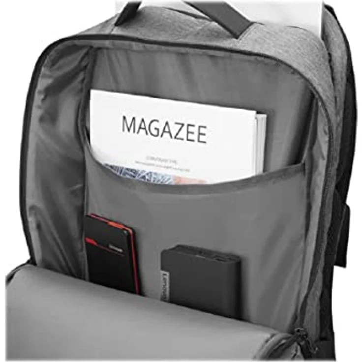 Lenovo Business Casual 17-Zoll Notebook Rucksack, wasserabweisend, Charcoal/Grau, für Laptops bis 43,9 cm (17,3") – Bild 9