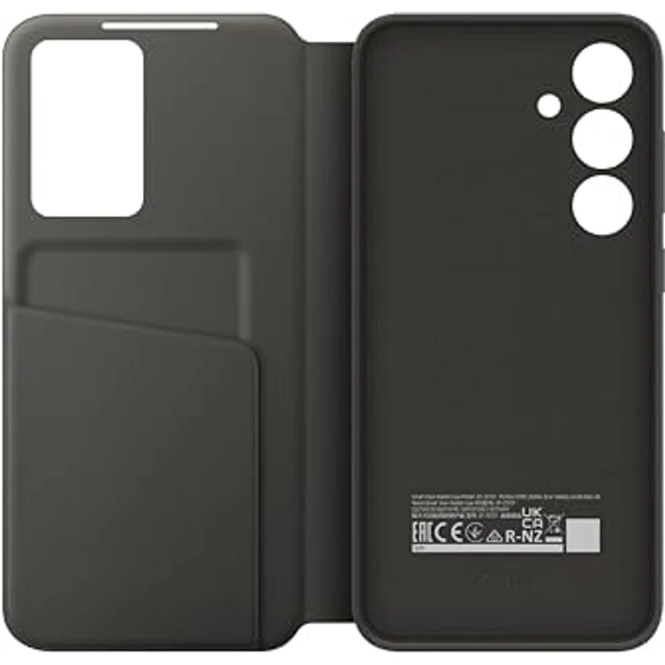 Samsung Smart View Wallet Case EF-ZS721 für Galaxy S24 FE, Smartphone-Cover, Kartenfach, Sichtfenster, Black – Bild 5