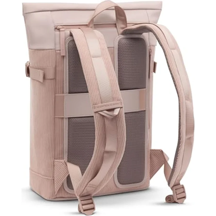 Kapten & Son Helsinki Cord Backpack, Freizeitrucksack mit Laptopfach für 15,6 Zoll Geräte, 17L, Rose Clay altrosa – Bild 3