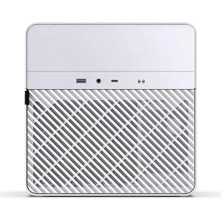 Jonsbo N2 PC-Gehäuse, NAS-Gehäuse, 5+1 Speicherplätze, Hot-Swapping-Technologie, Aluminium, Mini-ITX, Weiß – Bild 5