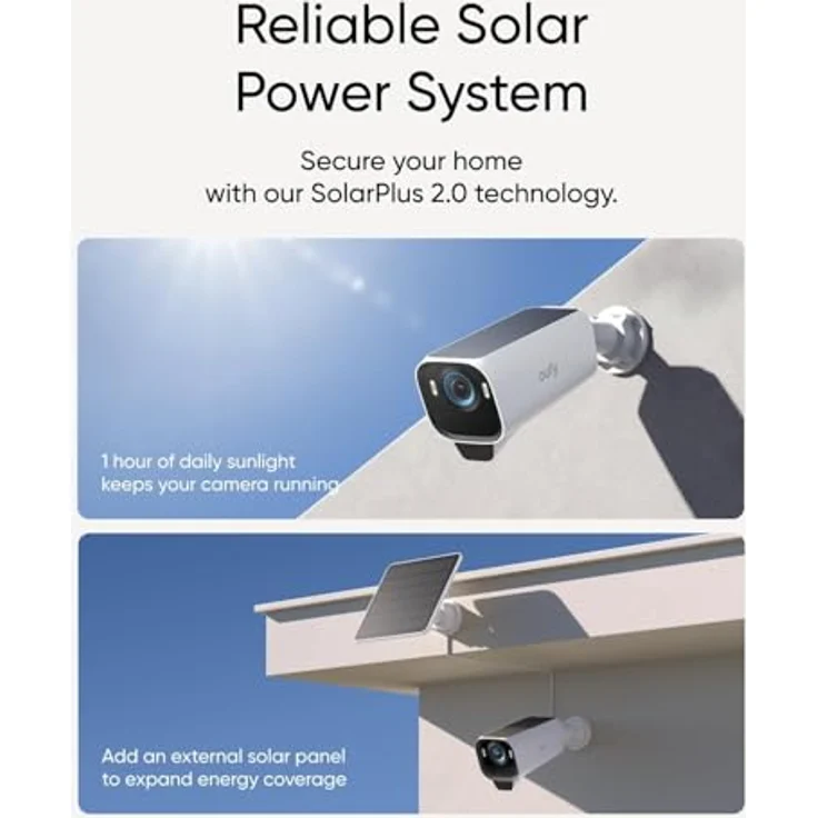 eufy eufyCam S3 Pro Add-on Außenkamera, Farbe:Weiß - 4K Video-Qualität, Radargestützte Bewegungserkennung bis 12 Meter, Wetterfest nach IP67 – Bild 4