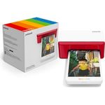Polaroid Hi Print 4x6 Bluetooth-Fotodrucker Weiß - Postkartengröße, Bluetooth, langlebige Farbe