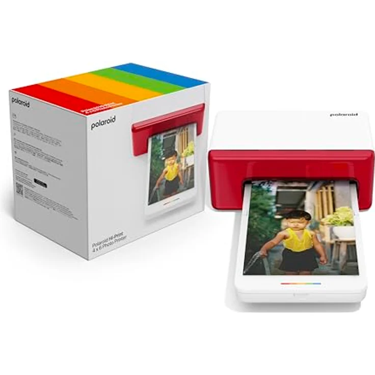 Polaroid Hi Print 4x6 Bluetooth-Fotodrucker Weiß - Postkartengröße, Bluetooth, langlebige Farbe – Bild 1