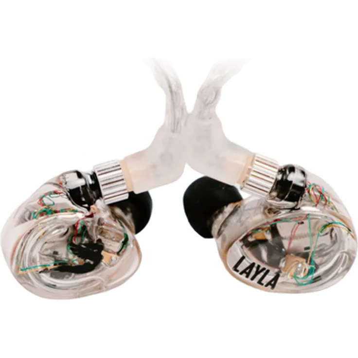 JH Audio Universal Layla Clear, In-Ear Monitor mit 12x Balanced-Armature-Treibern und Frequenzgang 10 Hz - 23 kHz, Farbe Clear