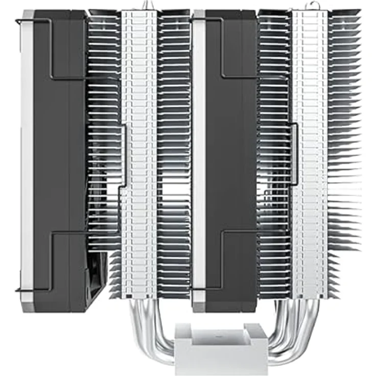 Montech Metal DT24 Base CPU-Kühler, 2x120mm - Leistungsfähiger Twin-Tower-CPU-Kühler, 2x 120-mm-PWM-Lüfter, max. 270 W TDP – Bild 5