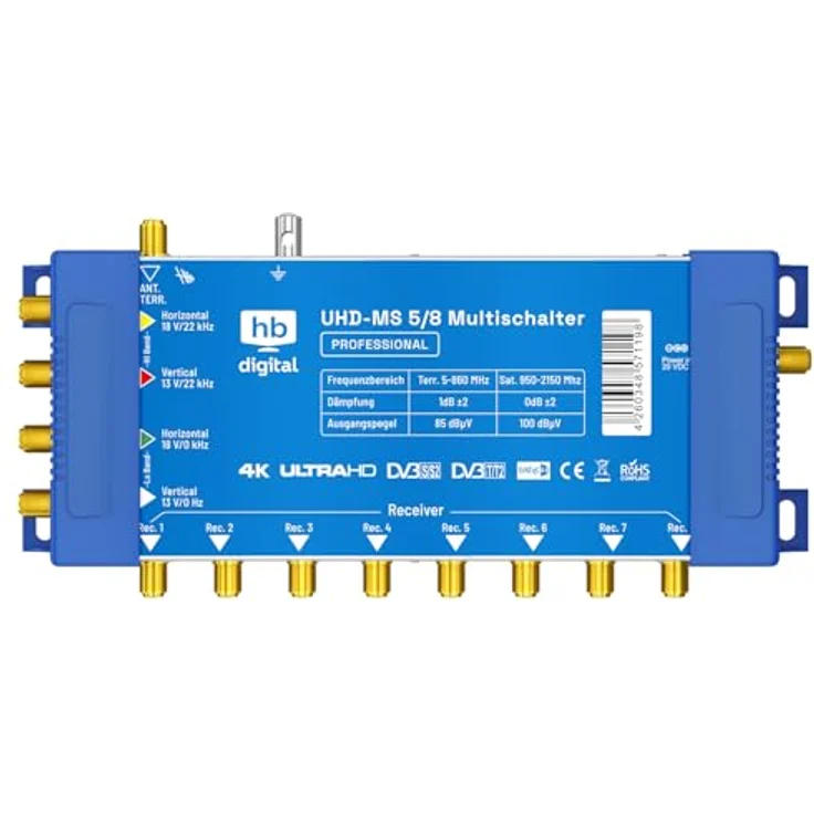 HB-DIGITAL Multischalter UHD-MS 5/8 – Bild 7