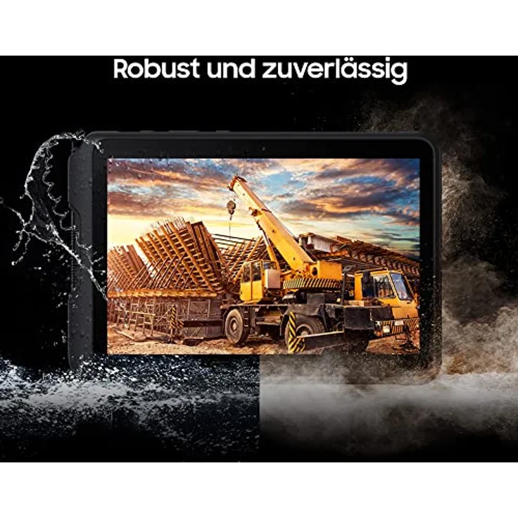 Samsung Galaxy Tab Active 4 Pro Wassergeschütztes, Robustes Android-Tablet, 10,1 Zoll Display, 4 GB RAM und 64 GB erweiterbarer interner Speicher, Akku 7.600 mAh, Schwarz – Bild 3
