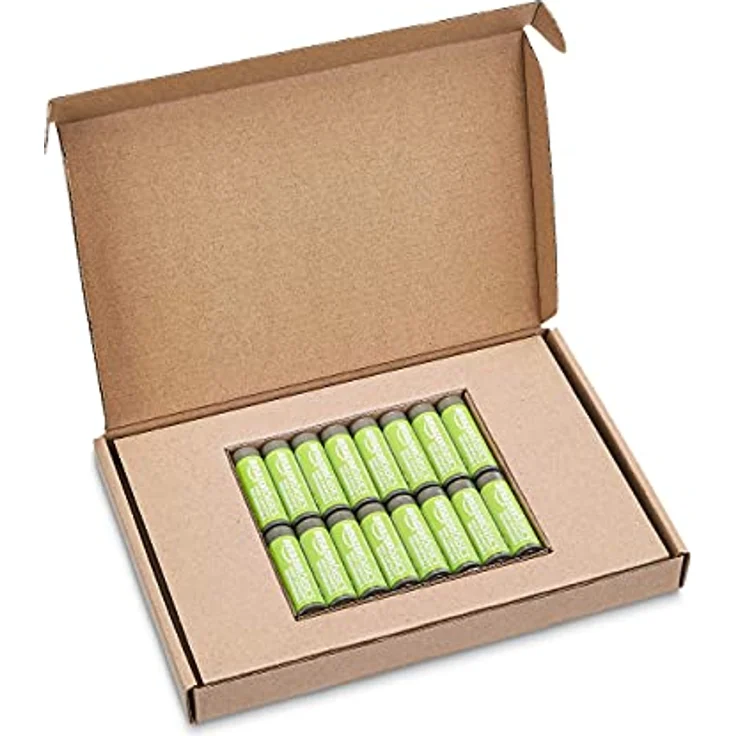 Amazon Basics AA-Batterien mit hoher Kapazität, wiederaufladbar, 2400 mAh, vorgeladen, 16 Stück – Bild 4