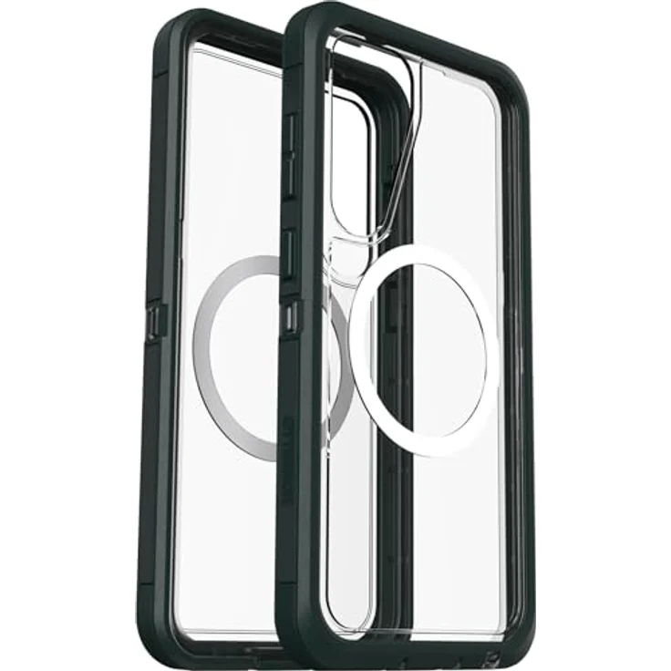 OtterBox Defender Series XT Clear Hülle mit Magneten für Samsung Galaxy S25+, stoßfest, Ultra-robust, 7X getestet nach Militärstandard, Grün – Bild 3