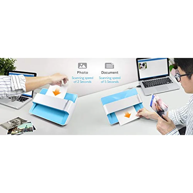 Plustek ePhoto Z300 Fotoscanner (600 x 600 dpi, USB) mit Einzugssensor – Bild 2