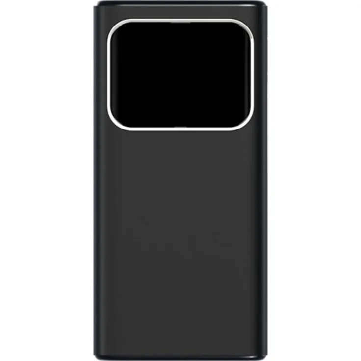 COFI Power Bank 1453, 22.5W Powerbank mit 2000mAh, Schwarz, 2 USB C In & Out