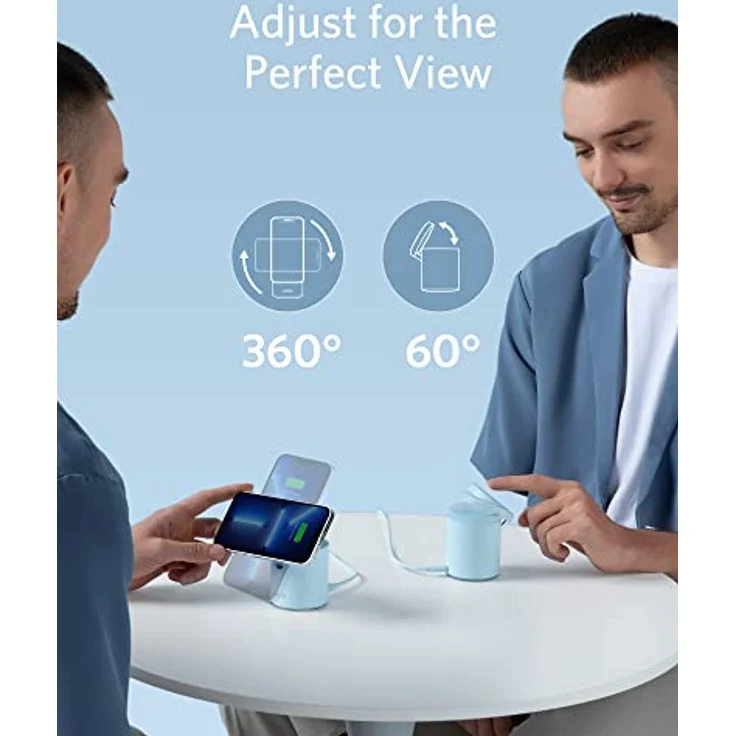 Anker 623 Magnetic Wireless Charger (MagGo), 1,5 m, blau (B2568331) – Bild 5