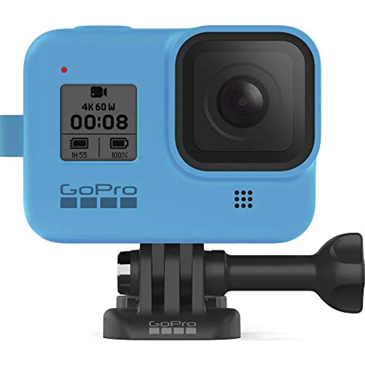 GoPro Hülle + Trageband für HERO8 Black - Bluebird (Offizielles GoPro Zubehör) Blau – Bild 9