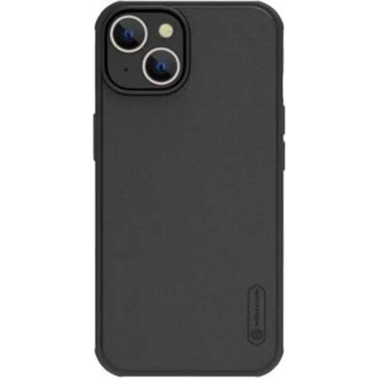 Nillkin Super Frosted Shield Pro, Handyhülle für Apple iPhone 14 Plus, schwarz, robuste TPU- und PC-Materialien, kratzfest, rutschfeste Oberfläche, perfekter Sitz