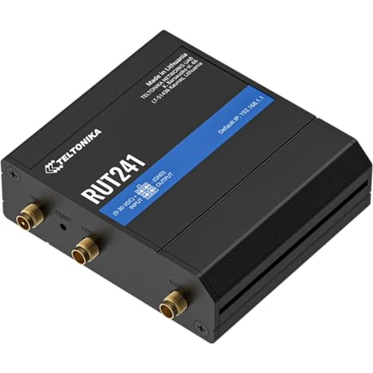 Teltonika Industrieller kompakter 4G-LTE & WLAN Router, mit Ethernet & I-O LTE - 3G Router (RUT241) – Bild 4