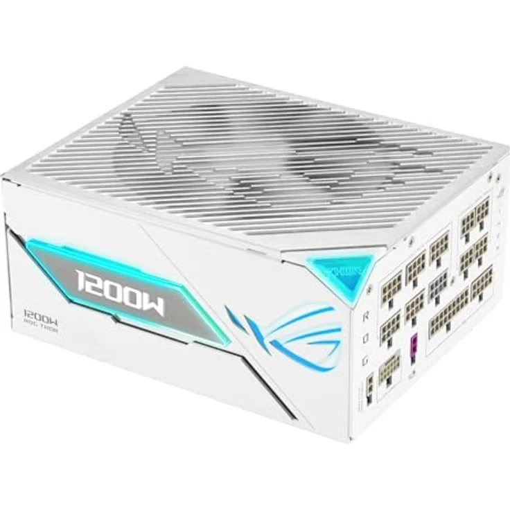 ASUS ROG THOR 1200W Platinum III White, Netzteil mit 1200 Watt, ATX 3.1, 80 Plus Platinum, voll modular – Bild 2