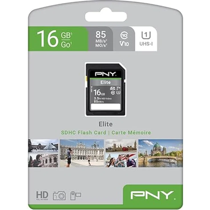 PNY Elite SDHC card 16GB Class 10 UHS-I U1 100MB-s – Bild 5