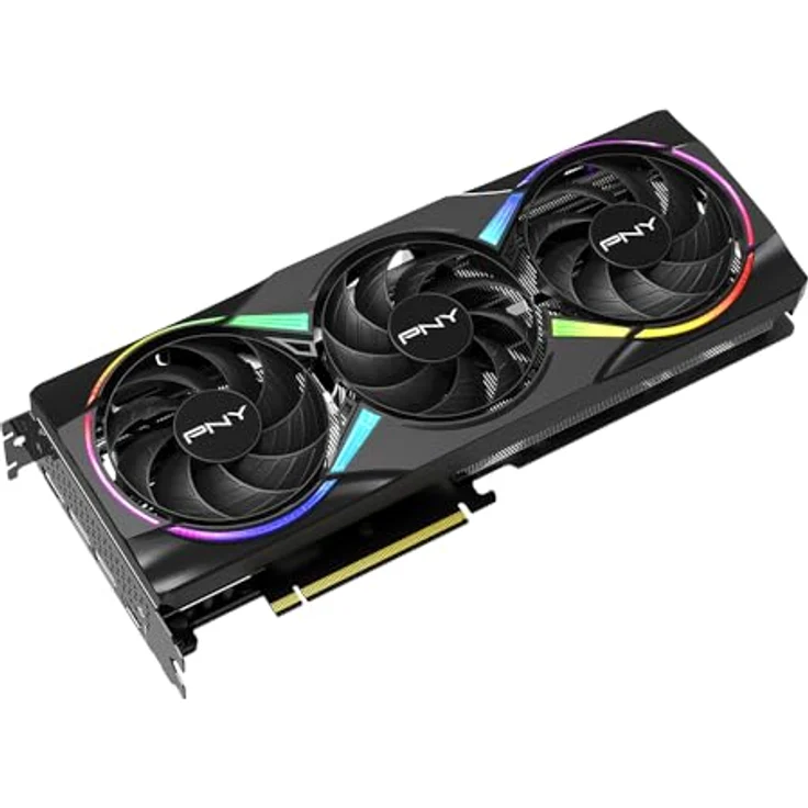 PNY GEFORCE RTX™ 5060 Ti, 16GB ARGB Overclocked Grafikkarte mit Triple Fan und DLSS 4 – Bild 3