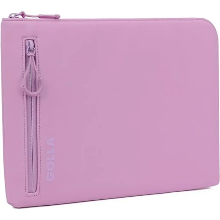 Golla Laptop Tasche/Wasserdichter Laptop Sleeve aus Neopren/Für MacBook, Asus und weitere Notebooks/Elegante Laptophülle/Reißverschluss mit Neoprenmantel/14 Zoll/Pastel Lilac – Bild 3