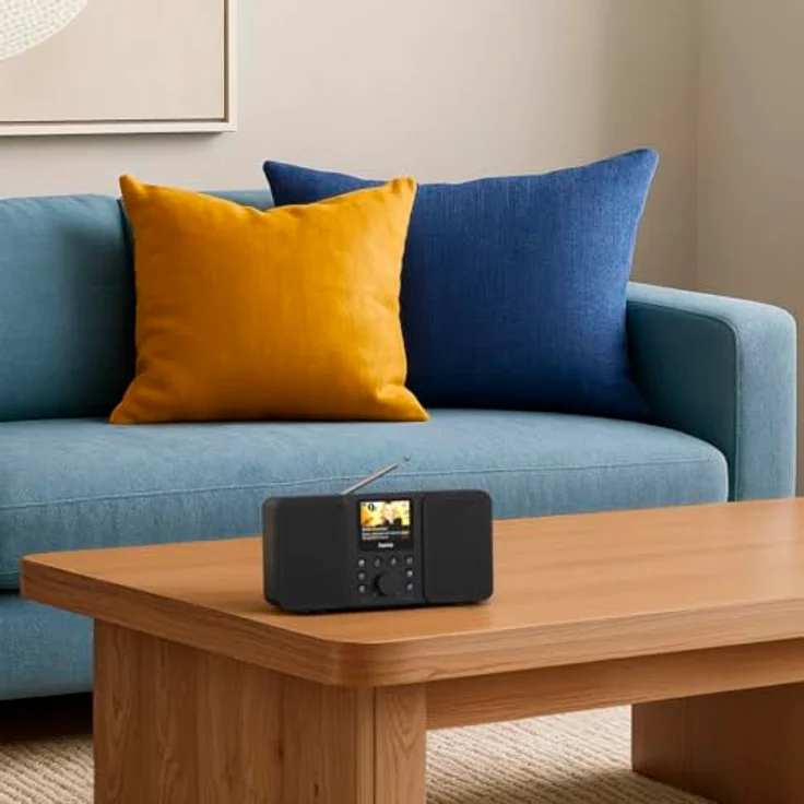 Hama DIR10, Bluetooth DAB/DAB+/FM Radio, Schwarz, mit Internetradio und App-Kompatibilität – Bild 10