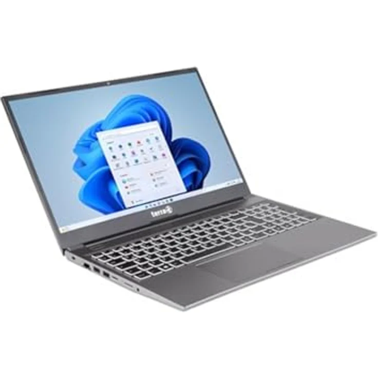 Wortmann TERRA MOBILE 1517R, 15.6" Notebook mit Intel Core i3-1315U, 8 GB RAM, 500 GB SSD, Grau, Windows 11, Wi-Fi 6 – Bild 2