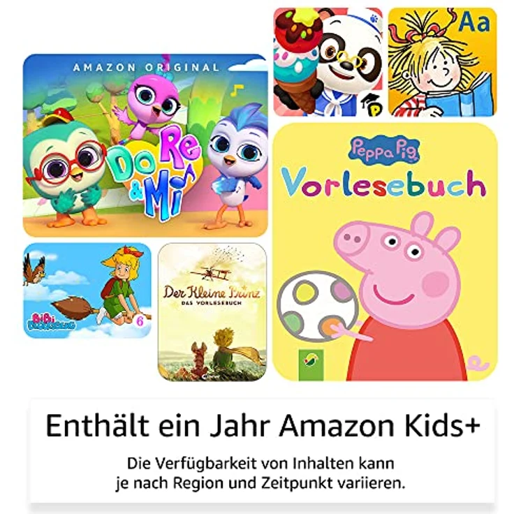 Amazon Fire 7 Kids (2022) inkl. Hülle (7", 16 GB, Blue), Tablet, Blau - Kindgerechtes Tablet mit USB-C Anschluss, microSD-Slot und 2-MP-Kamera – Bild 2