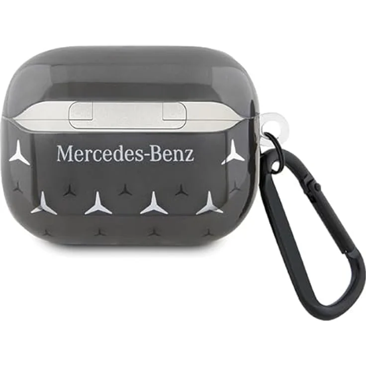 Mercedes-Benz MEAP28DPMGS Hülle für AirPods Pro 2, Schwarz mit großem Sternenmuster – Bild 2