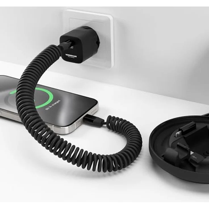 VONMÄHLEN allroundo® GaN Power-Charger (33 W) Universal Schwarz AC Schnellladung Drinnen – Bild 5