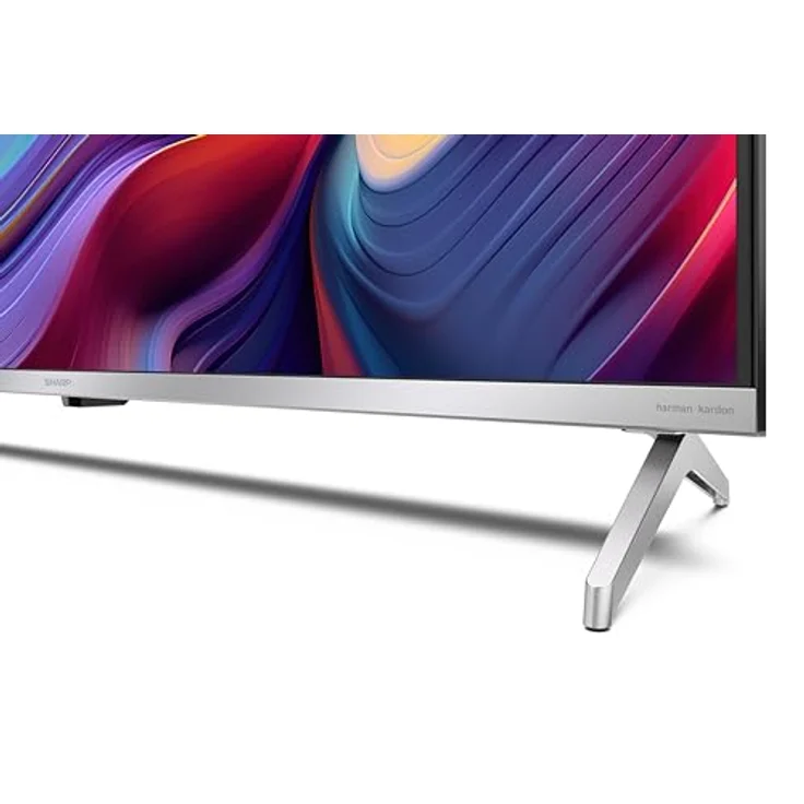 Sharp 43GP6265E, 43 Zoll QLED Fernseher mit 4K Ultra HD, Google TV, Dolby Vision & Atmos, HDMI 2.1, Chromecast, Harman/Kardon Sound, rahmenlos – Bild 3