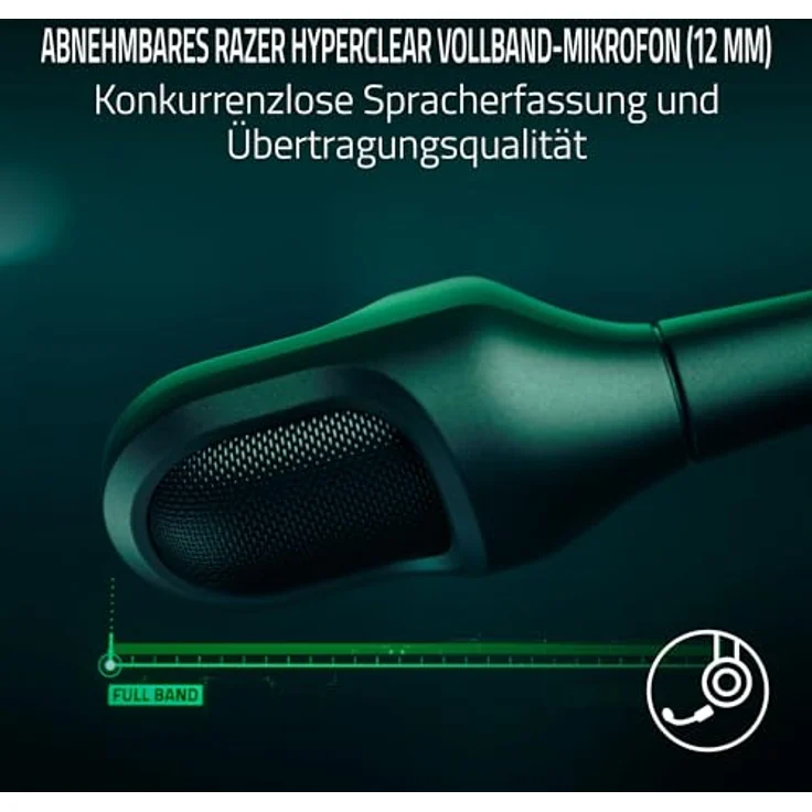 Razer BlackShark V3 Pro, Gaming Headset für PlayStation, kabellos und kabelgebunden, Over-Ear, Schwarz, 50 mm Treiber, Rauschunterdrückung, Spatial Audio, lange Akkulaufzeit – Bild 4