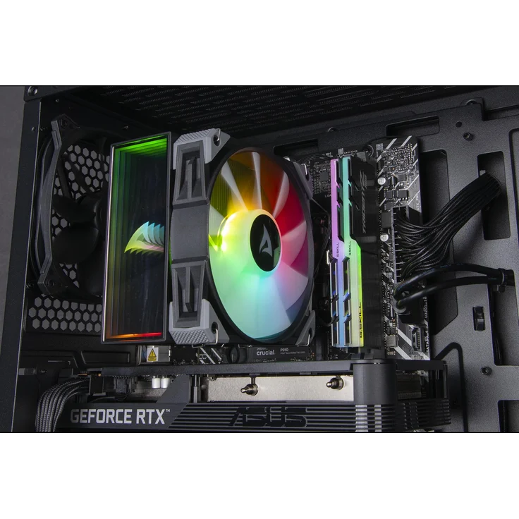 ALTERNATE Gaming-PC RTX 5060, Intel® Core™ i5-14400F, 16 GB RAM, 500 GB SSD, Windows 11 Home, ARGB-Gehäuse