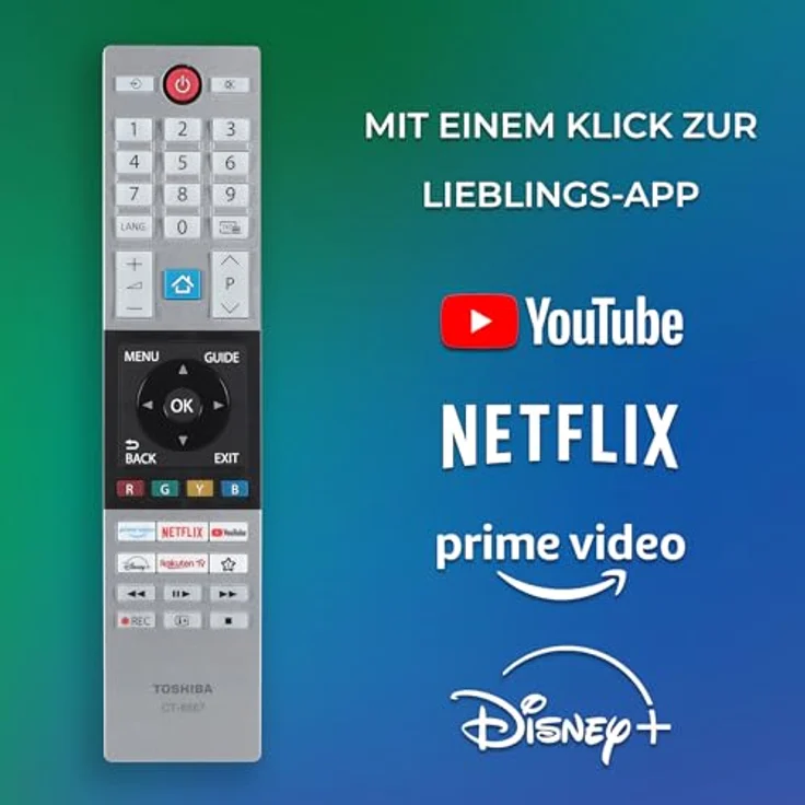 Toshiba 43 Zoll VIDAA TV Fernseher (4K UHD Smart TV, HDR Dolby Vision, Triple-Tuner, Bluetooth, Dolby Audio) 43UV3463DAW [2024] – Bild 4