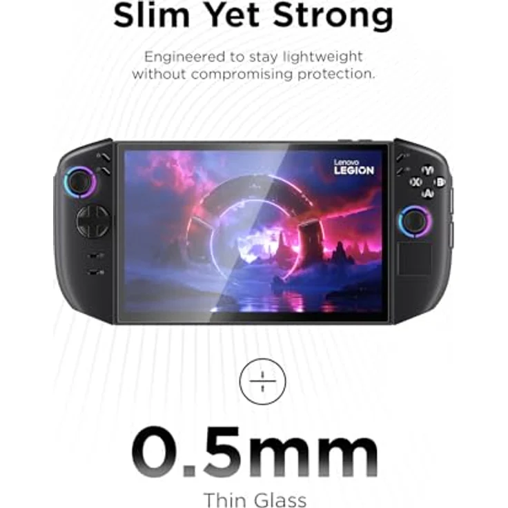 Lenovo Legion Go 2, Displayschutz-Set für Handheld-Konsolen, transparent – Bild 4
