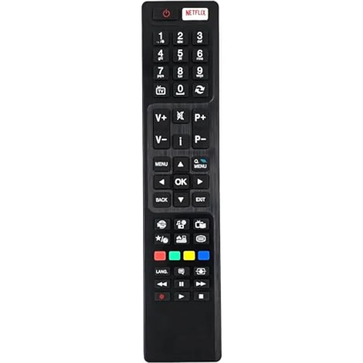 Alltro Ersatz TV Fernbedienung für Panasonic RC48125 / 30089237, Reichweite 10 m, AAA Batterie, Maße 23 cm x 5 cm x 2.1 cm, Gewicht 84 g – Bild 2