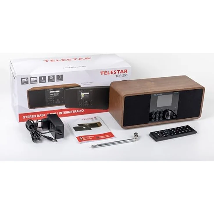 Telestar TOP 250, Internetradio mit DAB+, FM, Bluetooth 5.3, WLAN, braun – Bild 18