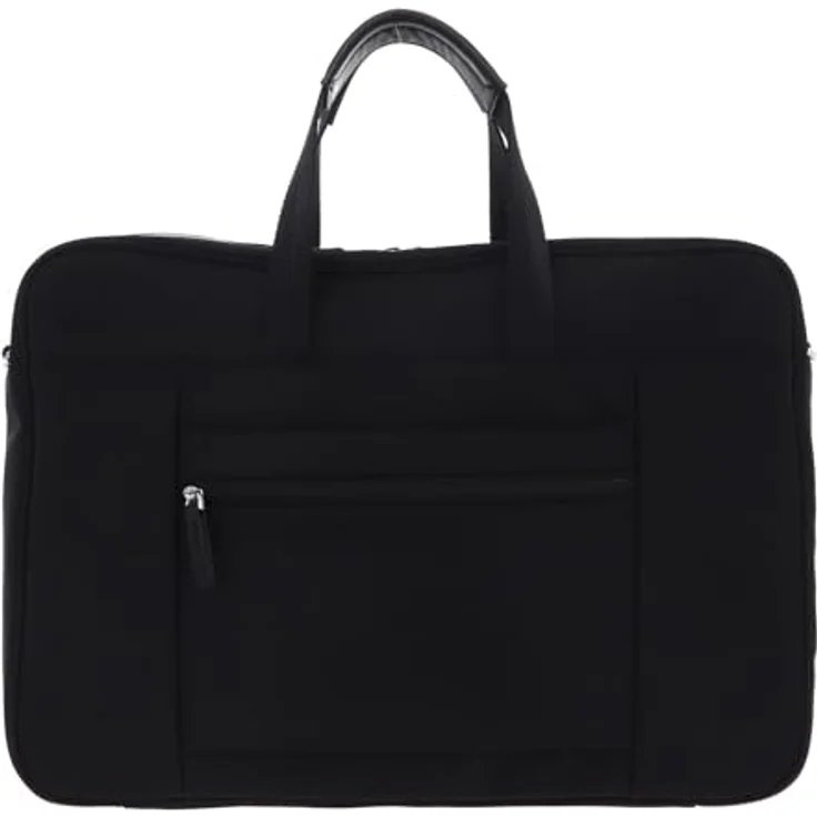 Mandarina Duck Hunter Urban Briefcase HWC01 (17"), Notebooktasche, glänzendes Nylon, schwarz – Bild 3