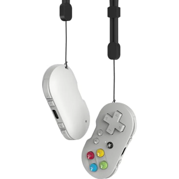 CRKD ATOM Controller für Switch, PC, Mobile/Tablet, Smart TV, Bluetooth 5.0, 10 Stunden Spielzeit, Pal Grey – Bild 2